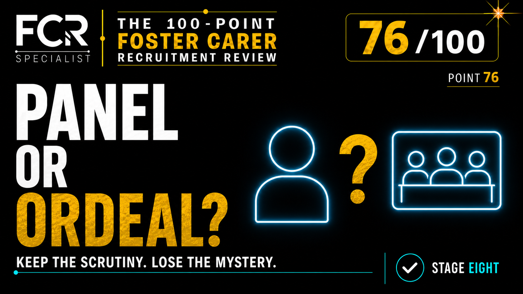 Point 76: Are You Preparing Them for Panel — Or Building It Into an Ordeal?