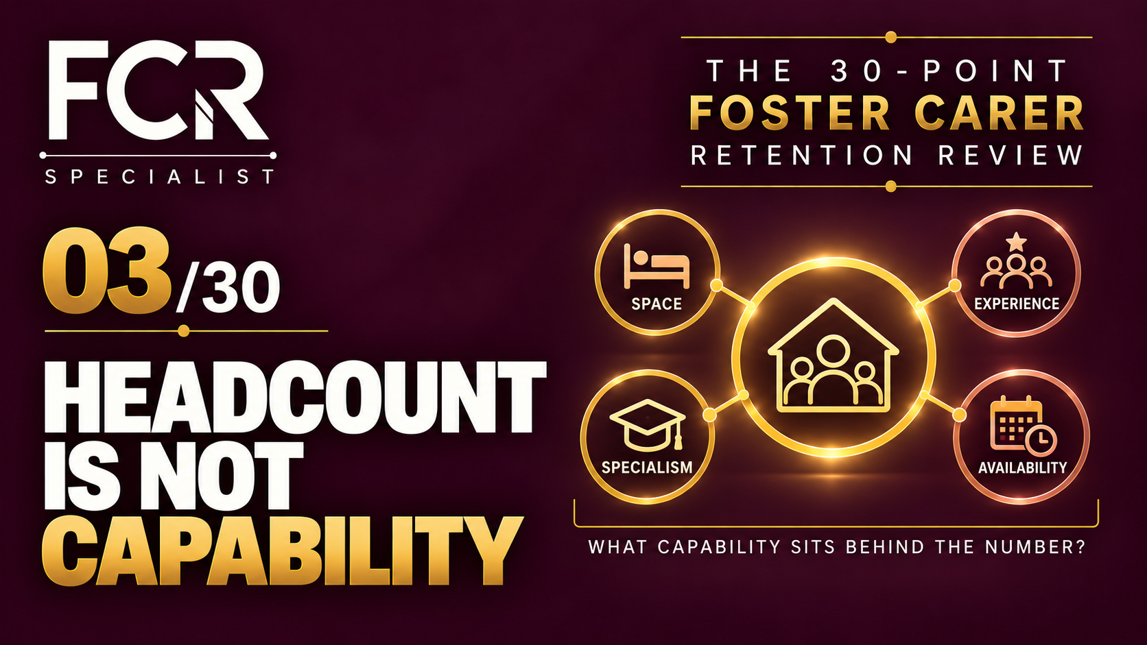 Point 03/30 — Foster Carer Headcount Is Not Capability