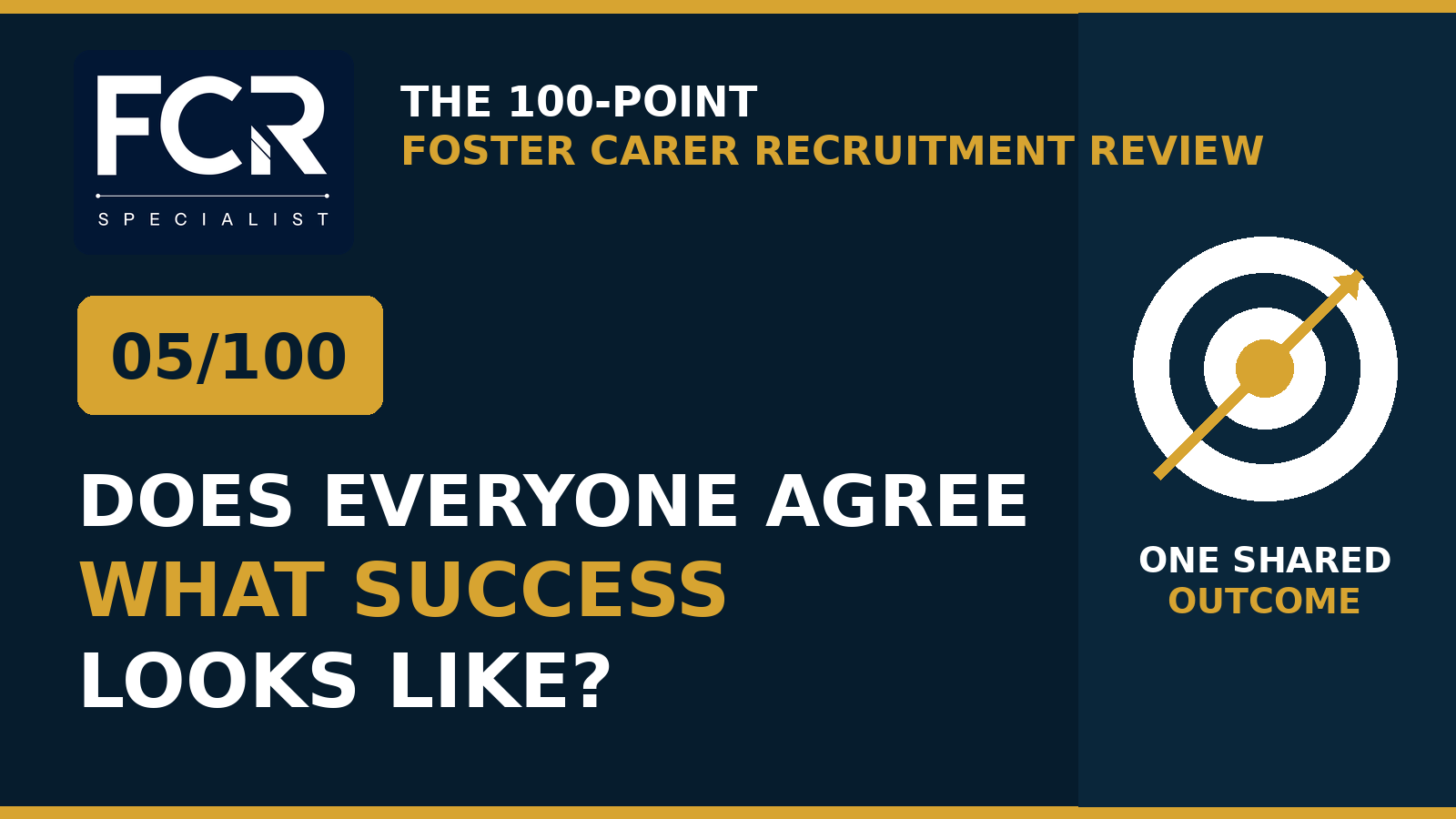 Point 05/100: Does Everyone Agree What Success Looks Like?