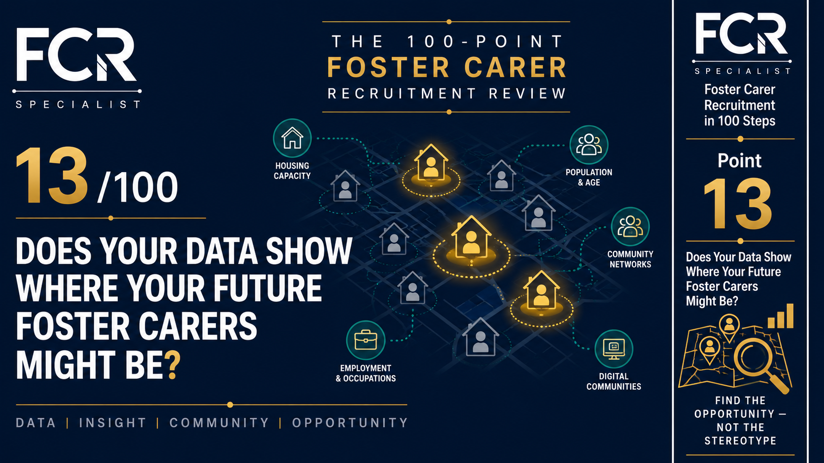 Point 13/100 Does Your Data Show Where Your Future Foster Carers Might Be?